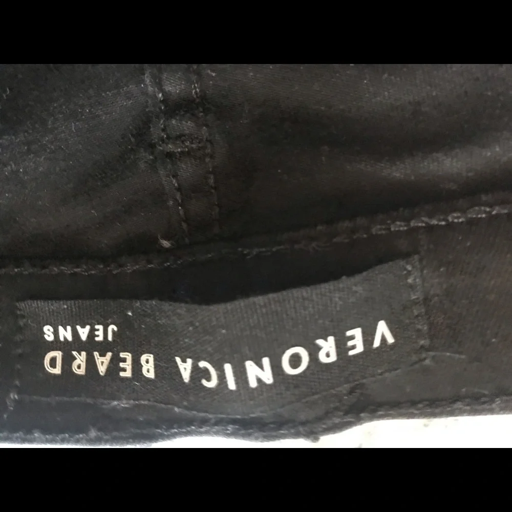 Veronica Beard Women Gunmetal NYE Black jeans Pants Debbie High Rise NWT $328 - Picture 6 of 12